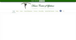 Desktop Screenshot of dancecenterofspokane.com